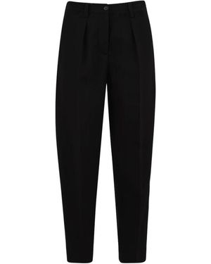 Aspesi Wide Trousers - Black