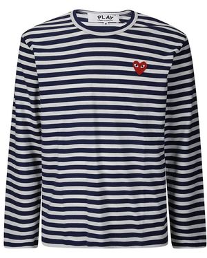 Comme des garcons maglia a righe best sale