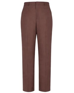 Costumein Straight Trousers - Brown