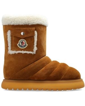 Moncler Gaia Pocket Mid Snow Boots - Brown