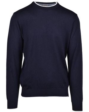 Paul & Shark Round-Neck Knitwear - Azul