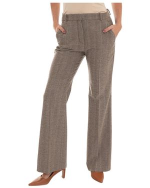 BOSS Wide Trousers - Marrón