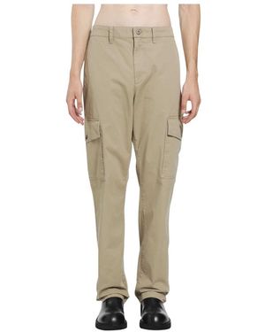 Burberry Broeken ,Katoen Cargo Broek Van Katoenen Twill - Naturel