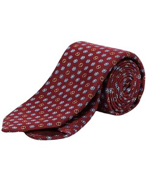 Gucci Stijlvol Patroon Stropdas Voor Speciale Gelegenheden - Rood