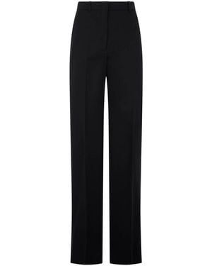 Max Mara Broeken ,Zwart ,Katoen Vanesio High Waist Broek