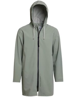 Stutterheim Jassen ,Groen ,Lichtgewicht Waterdichte Regenjas - Grijs