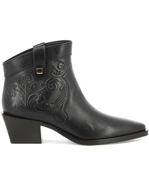 Maison Skorpios Cowboy Boots - Negro