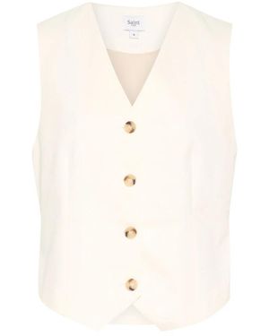 Saint Tropez Waistcoats - White