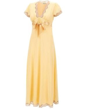 RIXO London Maxi Dresses - Jaune