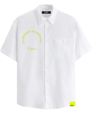 CoSTUME NATIONAL Short Sleeve Shirts - White