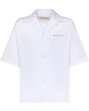 Marni Short Sleeve Shirts - White