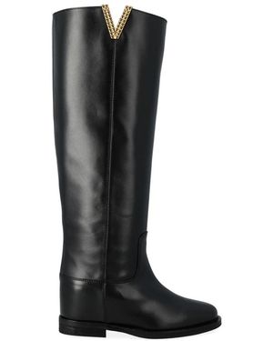 Via Roma 15 High Boots - Negro
