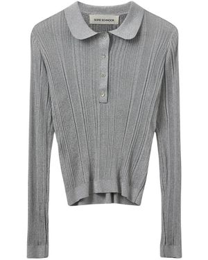 Sofie Schnoor Round-Neck Knitwear - Gray