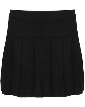 Palm Angels Short Skirts - Black