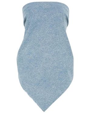 Agolde Maria Mcmanus Bandana Top - Blauw