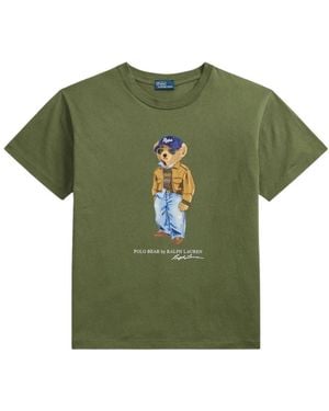 Polo Ralph Lauren Tops ,Groen T-Shirts En Poloshirts