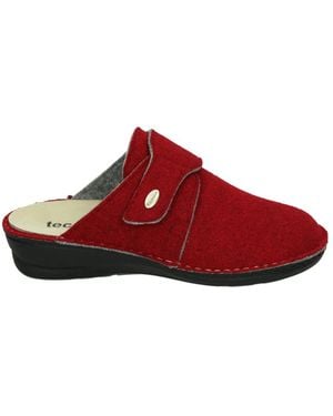 Tecnica Roter Slipper Mit Herausnehmbarer Innensohle