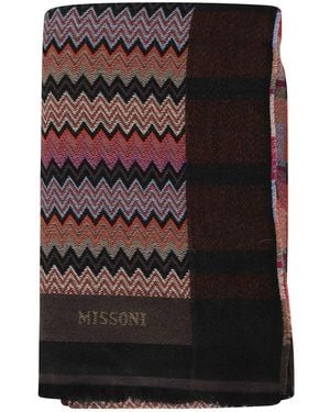 Missoni Cape Van Viscose En Modal - Meerkleurig
