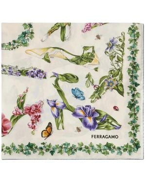 Ferragamo Silky Scarves - Vert