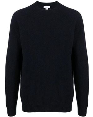 Sunspel Round-Neck Knitwear - Blauw