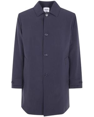 Aspesi Single-Breasted Coats - Blu