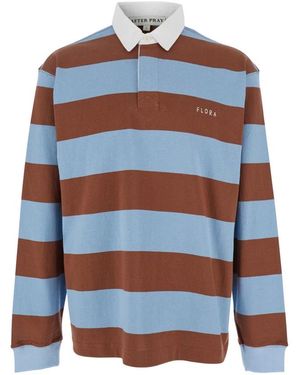 AFTER PRAY Polo Shirt - Blau