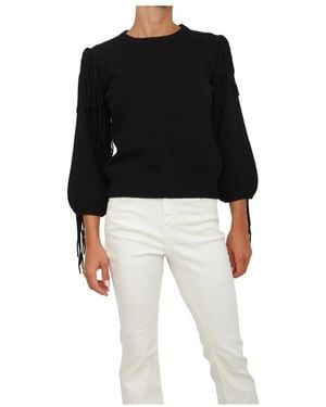 Marella Round-Neck Knitwear - Nero