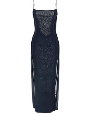 Jacquemus Plumetis Strickkleid - Blau