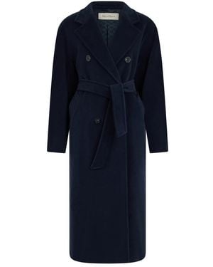 Max Mara Madame Gürtelmantel - Blau