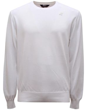 K-Way Round-Neck Knitwear - Grigio