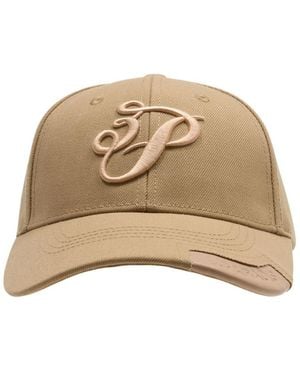 3.PARADIS Cursive Logo Cap - Natur