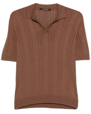Tagliatore Polo Shirts - Brown