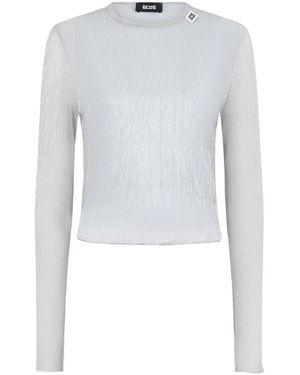 Gcds Long Sleeve T-Shirts - Blue