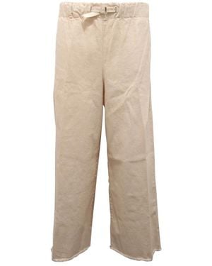 White Sand Wide Pants - Natural