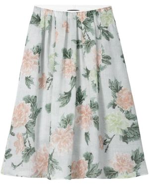 Luisa Cerano Midi Skirts - Multicolore