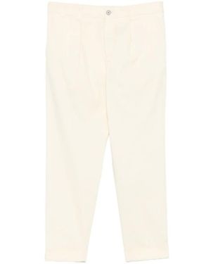 Incotex Broeken ,Wit ,Chinos - Naturel