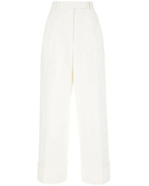 Thom Browne Wide Trousers - White