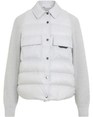 Brunello Cucinelli Down Jackets - White
