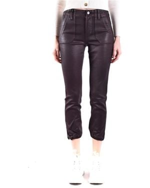 PAIGE Cropped Trousers - Paars