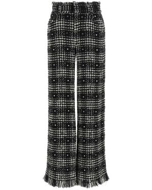 GIUSEPPE DI MORABITO Wide Trousers - Black