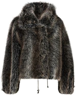 VALENTINI 1972 Faux Fur & Shearling Jackets - Nero