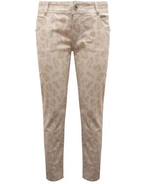 Blumarine Slim-Fit Trousers - Natural