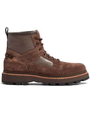 Moncler Lace-Up Boots - Marron