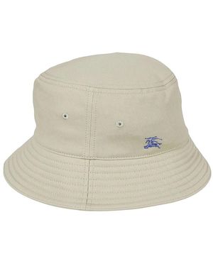 Burberry Accessoires ,Katoen Ekd Cotton Bucket Hat - Naturel