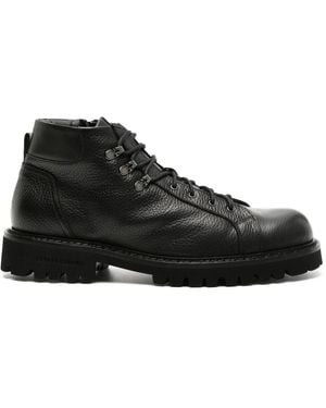 Casadei Lace-Up Boots - Black