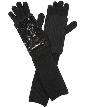 Pinko Accessoires ,Zwart ,Gardenia Handschoenen