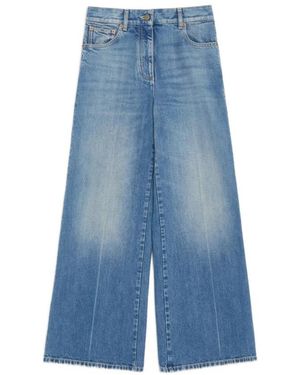 Valentino Garavani Wide Jeans - Azul