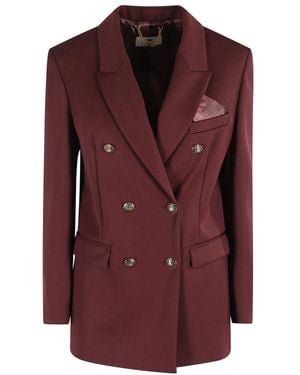 Elisabetta Franchi Blazers - Rojo