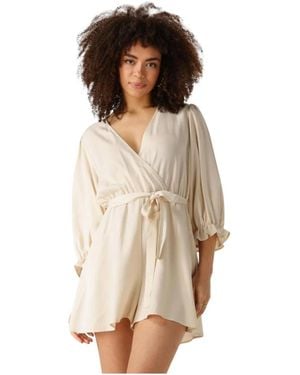 EDITED Beiger Jumpsuit Für Vielseitigen Stil - Natur