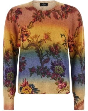 Etro Rundhals-Pullover - Mehrfarbig
